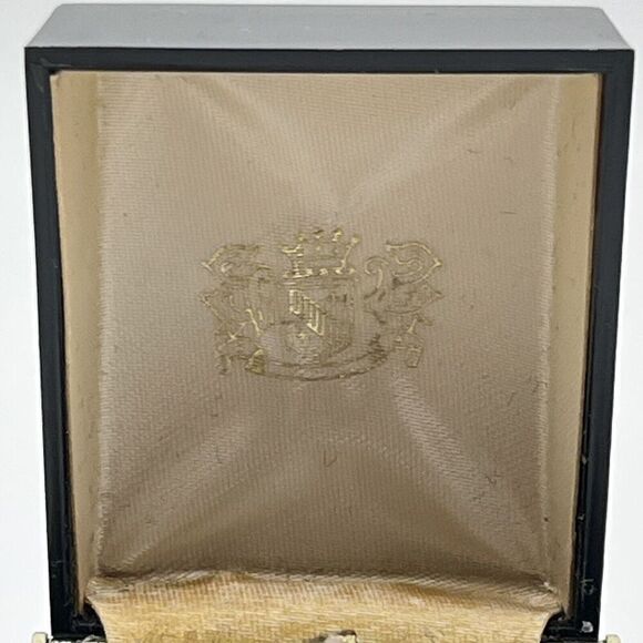 Vintage Austrian Swarovski Crystal Adjustable Flower Ring Original Box Unmarked - Picture 3 of 12